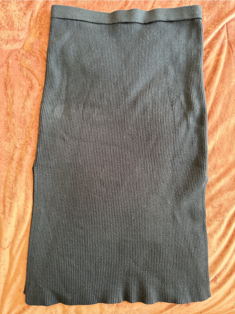 Lane Bryant women’s Navy Ribbed Pencil Skirt
